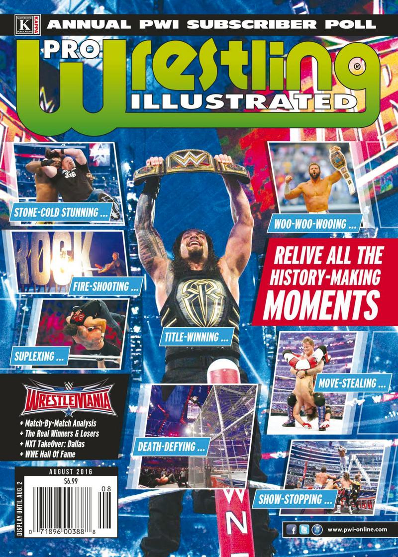 Pro-Wrestling-Illustrated August 01, 2016 Issue Cover