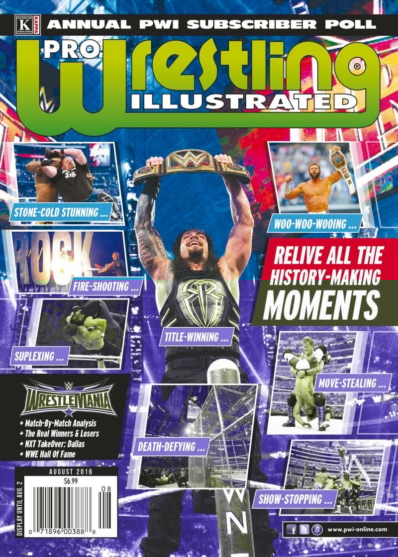 Pro Wrestling Illustrated August 01, 2016 Issue Cover