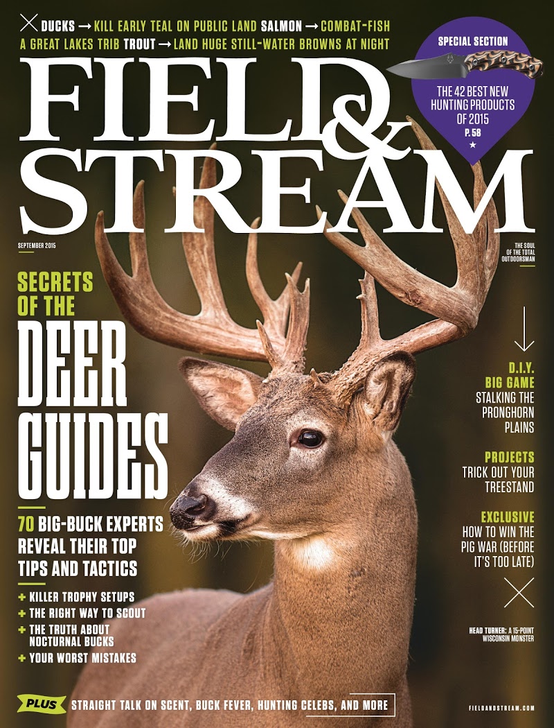 field-and-stream September 01, 2015 Issue Cover