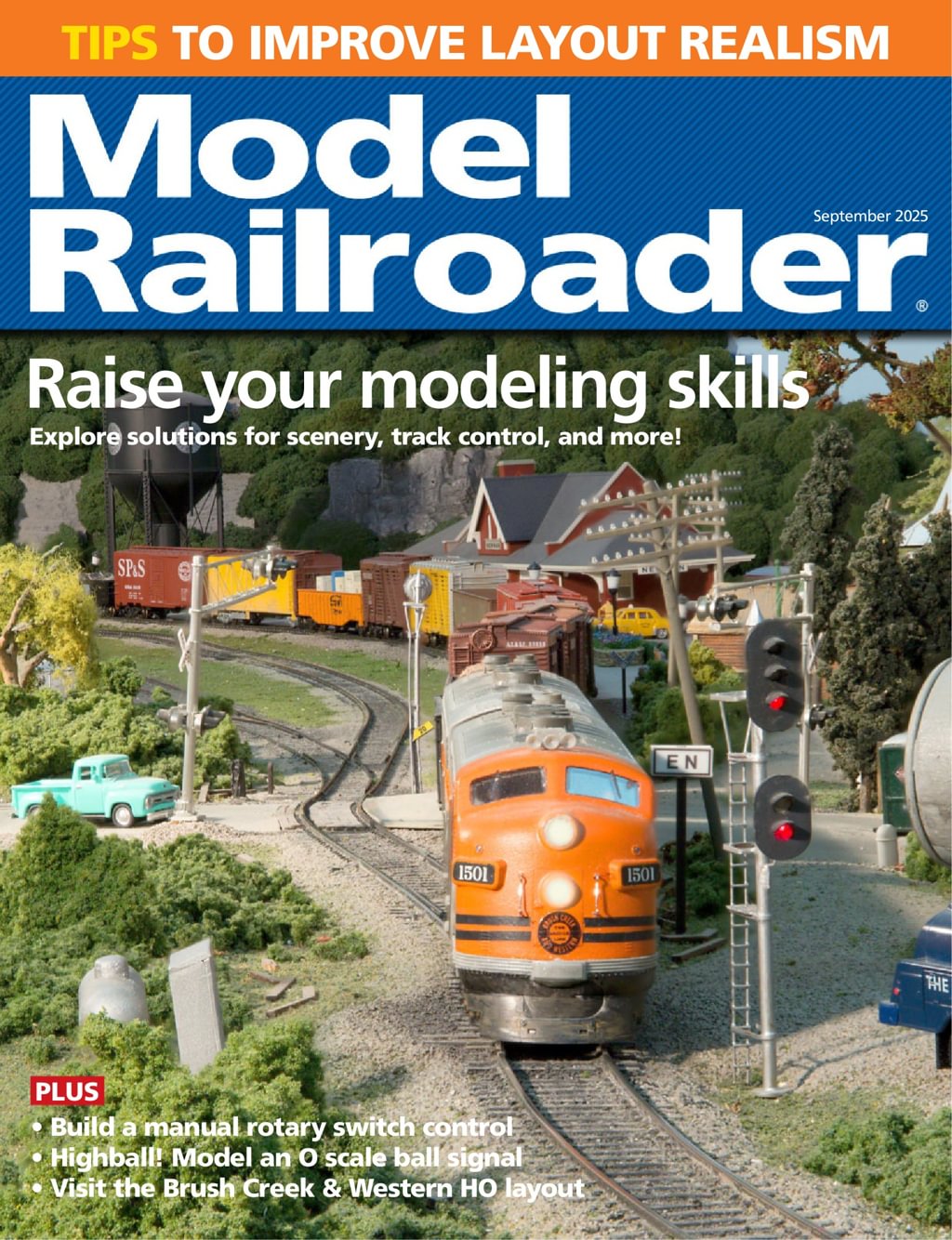 Model-Railroader September 01, 2025 Issue Cover