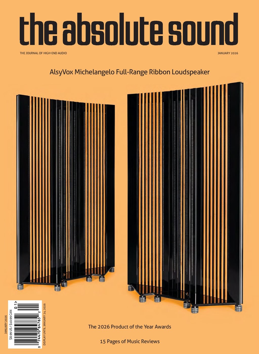 The Absolute Sound January 01, 2026 Issue Cover