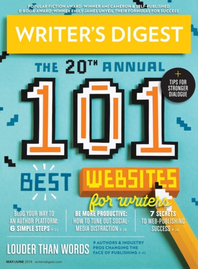 Writer's Digest May 01, 2018 Issue Cover