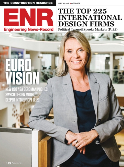 Engineering News Record July 16, 2018 Issue Cover