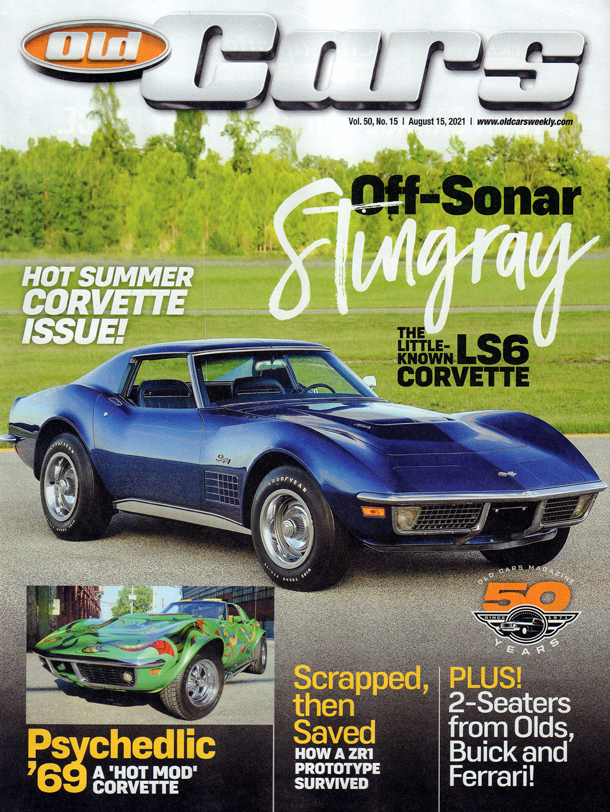 Old-Cars August 15, 2021 Issue Cover