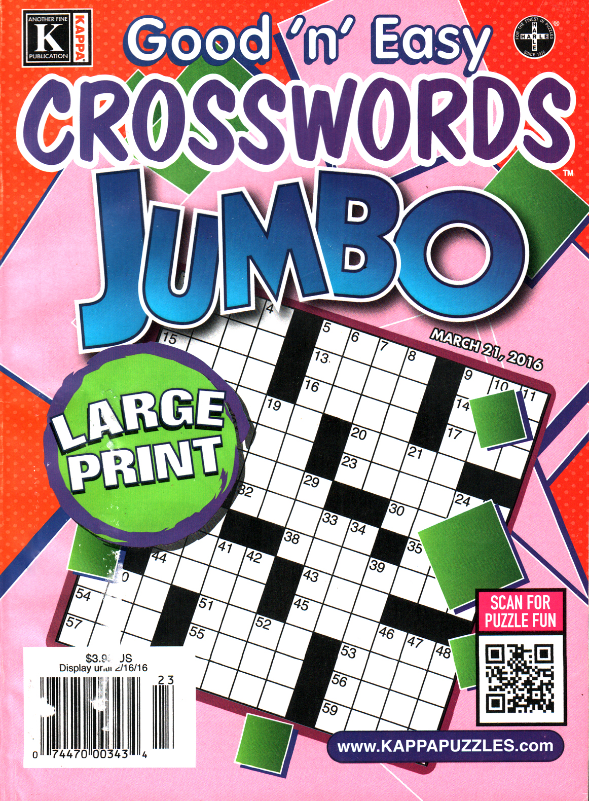 Good-N-Easy-Crosswords-Jumbo March 21, 2016 Issue Cover