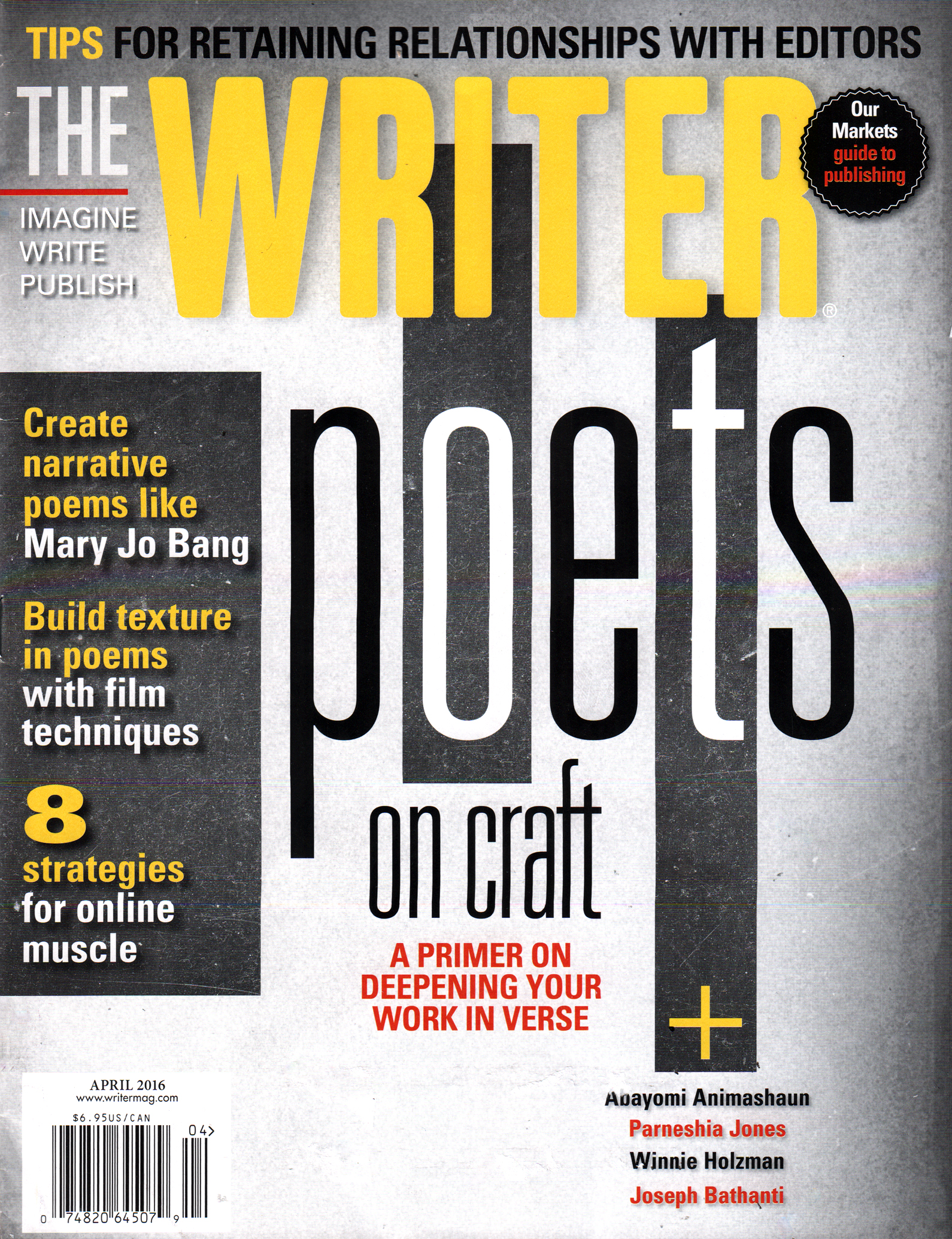 The-Writer April 01, 2016 Issue Cover