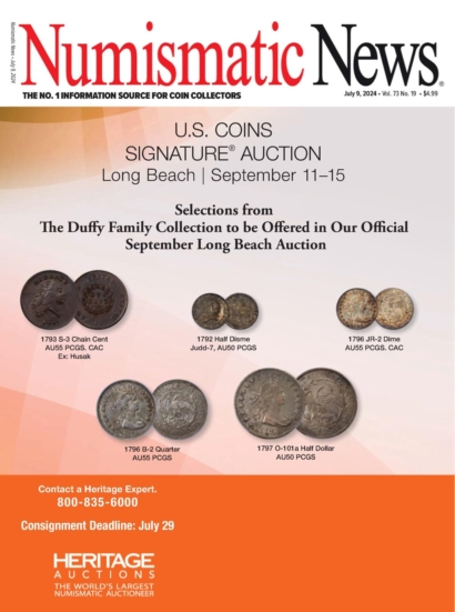 Numismatic News July 09, 2024 Issue Cover