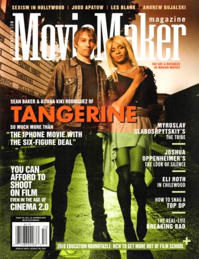Moviemaker Magazine July 01, 2015 Issue Cover