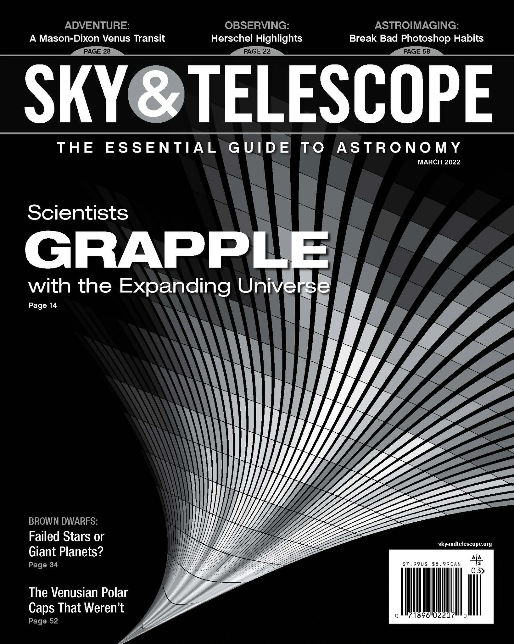Sky-and-Telescope March 01, 2022 Issue Cover