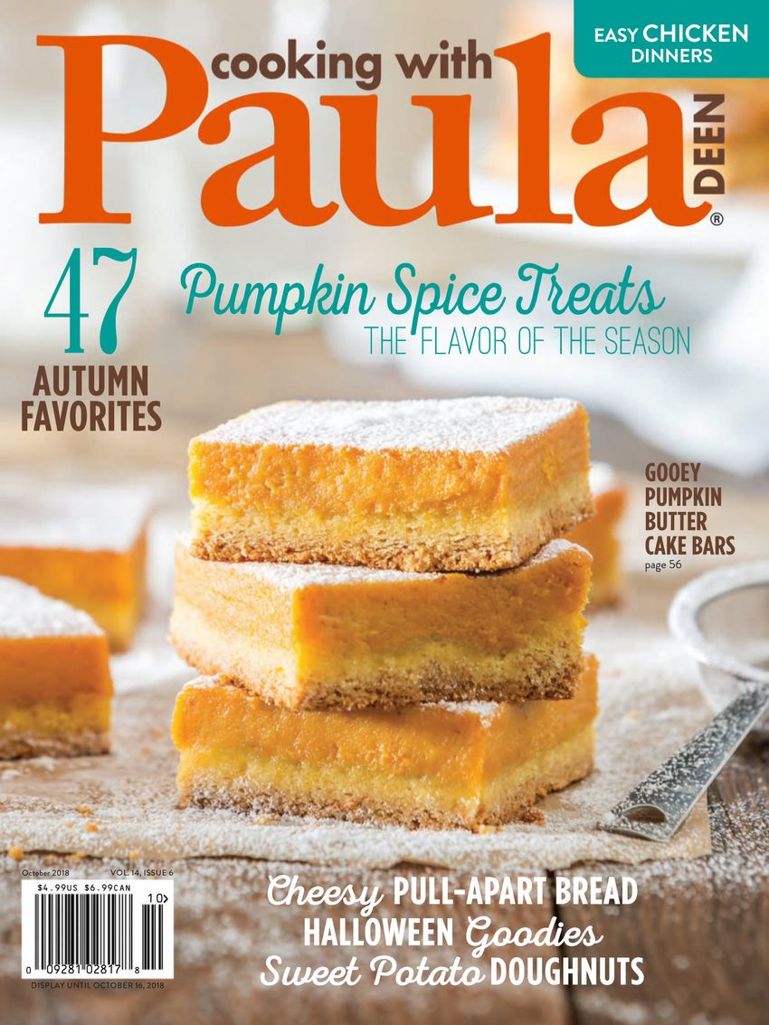Cooking-With-Paula-Deen October 01, 2018 Issue Cover