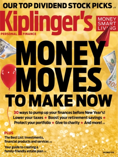 Kiplinger's Personal Finance December 01, 2018 Issue Cover
