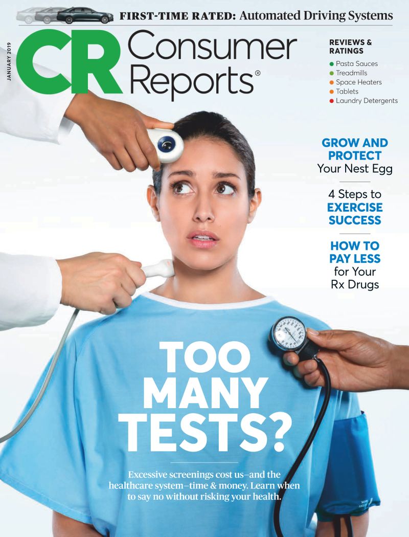 Consumer-Reports January 01, 2019 Issue Cover