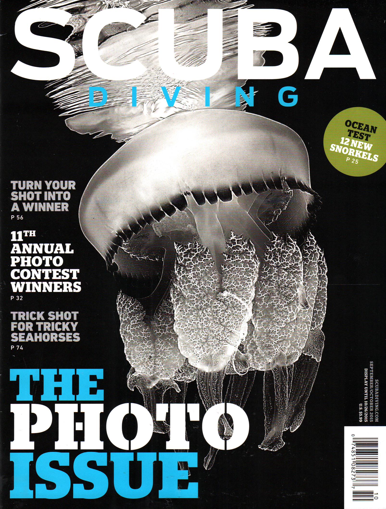 Scuba-Diving September 01, 2015 Issue Cover