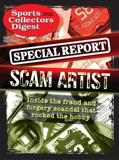 Sports Collectors Digest September 01, 2025 Issue Cover