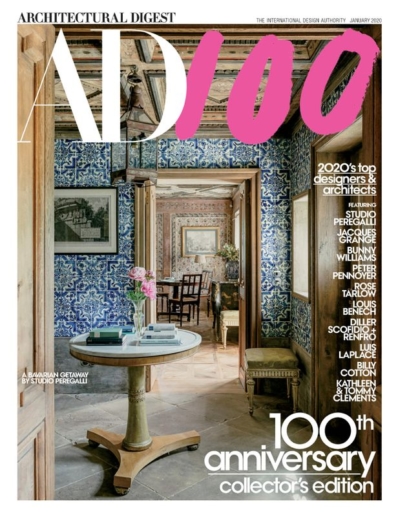 Architectural Digest January 01, 2020 Issue Cover