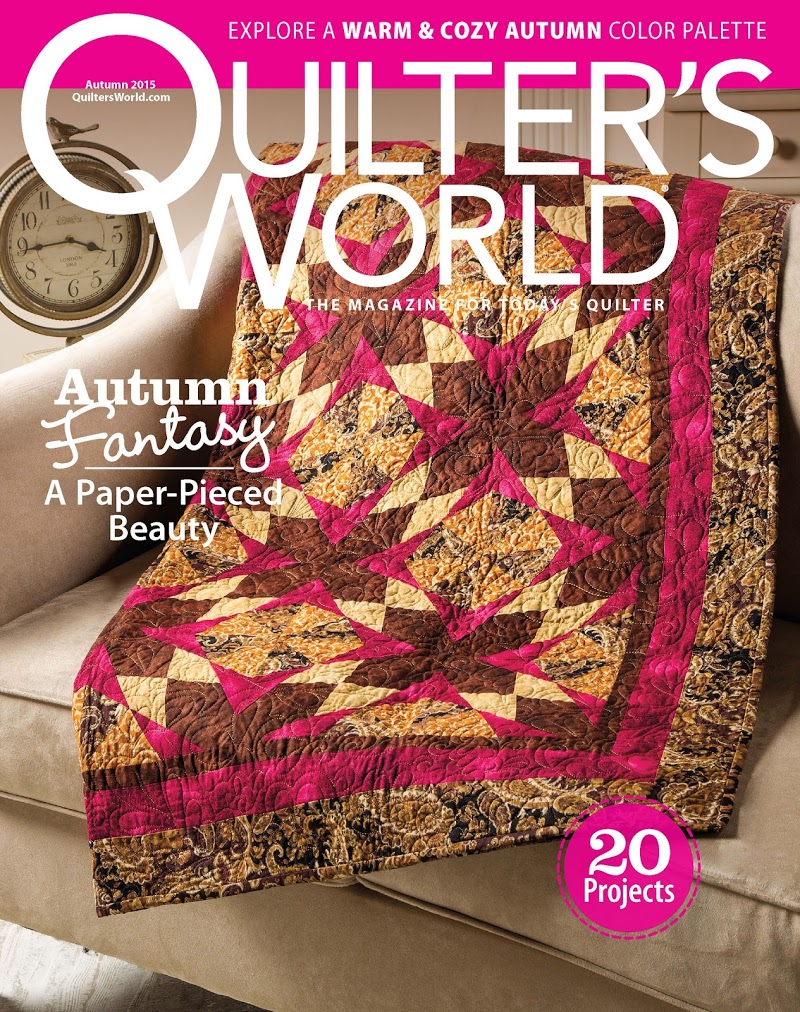 Quilters-World September 01, 2015 Issue Cover