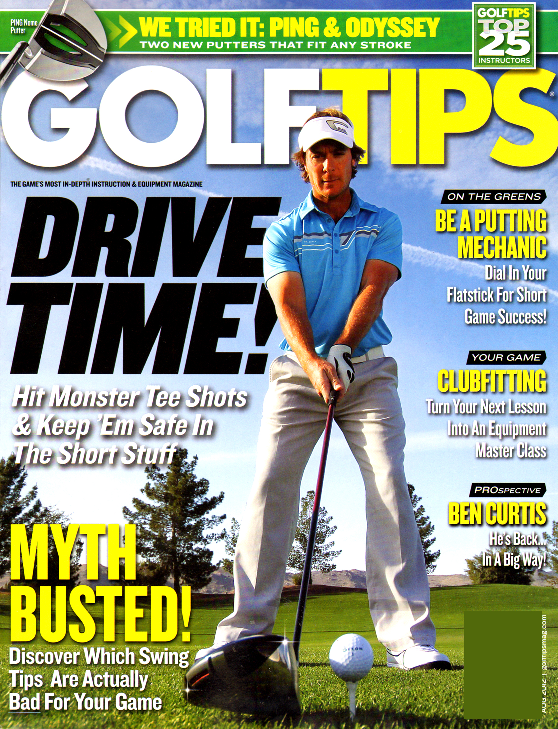 Golf-Tips August 01, 2012 Issue Cover