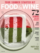 food-and-wine June 01, 2018 Issue Cover
