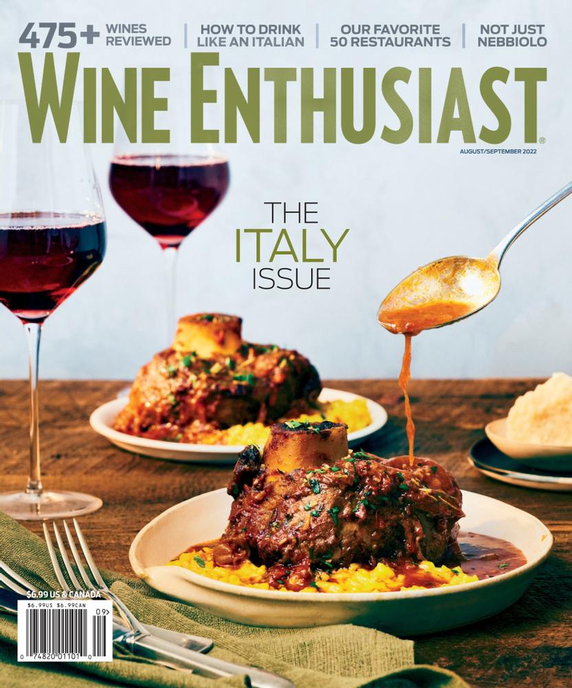Wine-Enthusiast August 01, 2022 Issue Cover
