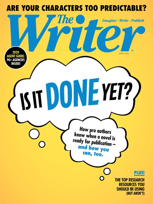The-Writer April 01, 2020 Issue Cover