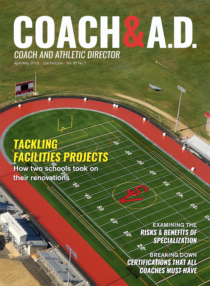 Coach-and-Athletic-Director April 01, 2018 Issue Cover