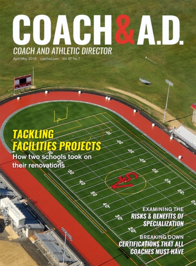 Coach & Athletic Director April 01, 2018 Issue Cover