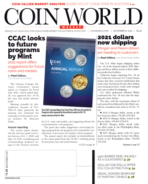 Coin-World-Weekly November 08, 2021 Issue Cover