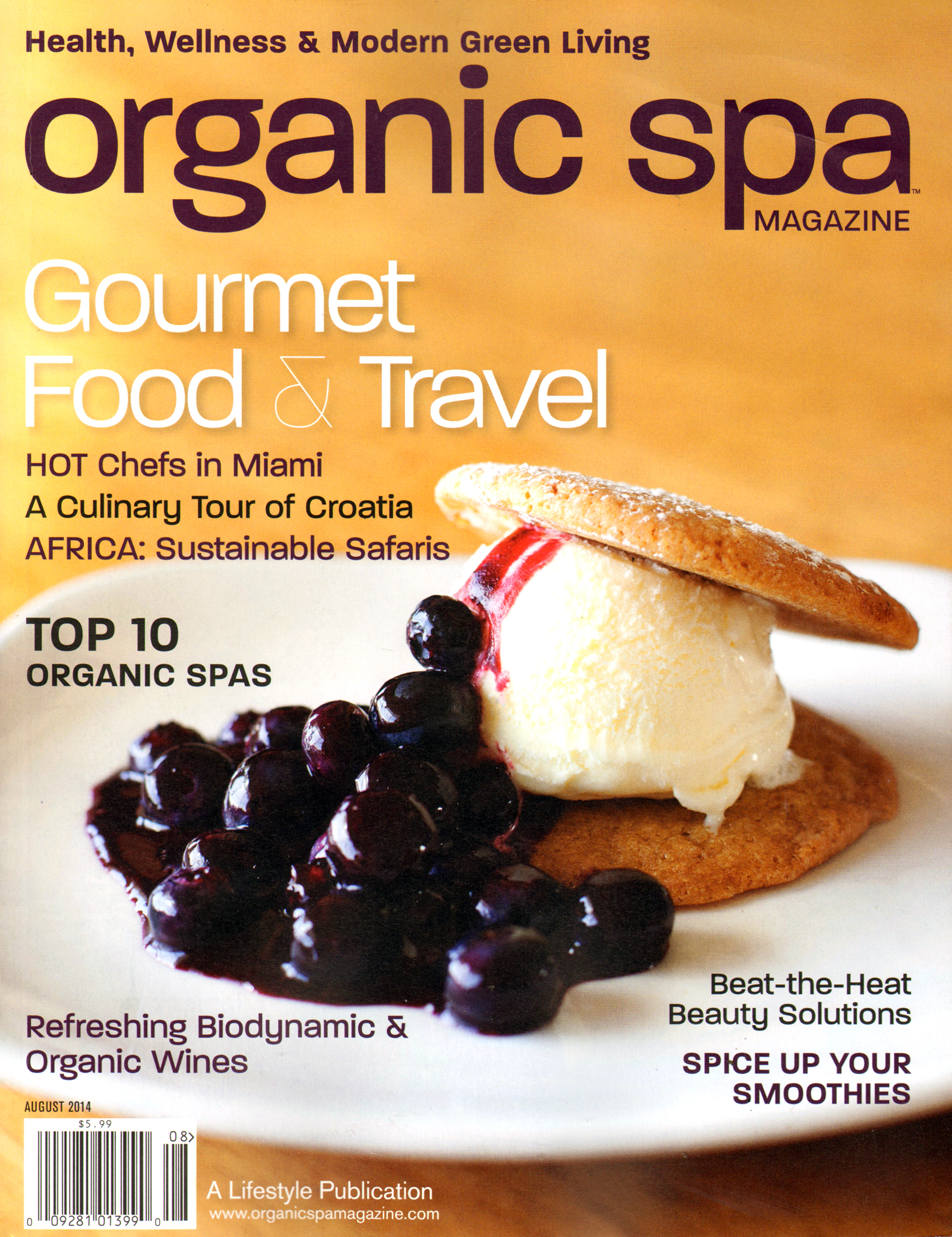 Organic-Spa August 01, 2014 Issue Cover
