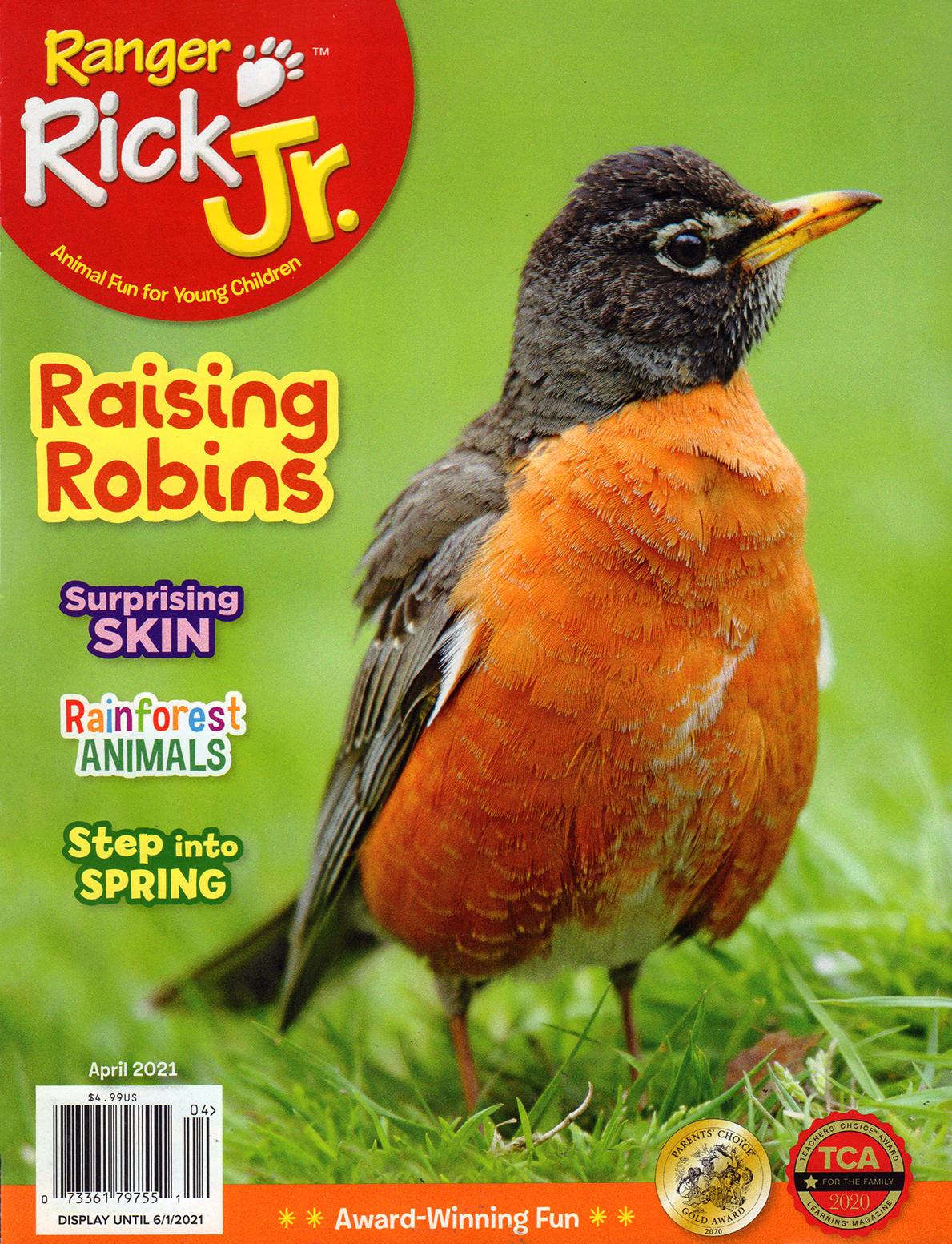 Ranger-Rick-Jr April 01, 2021 Issue Cover