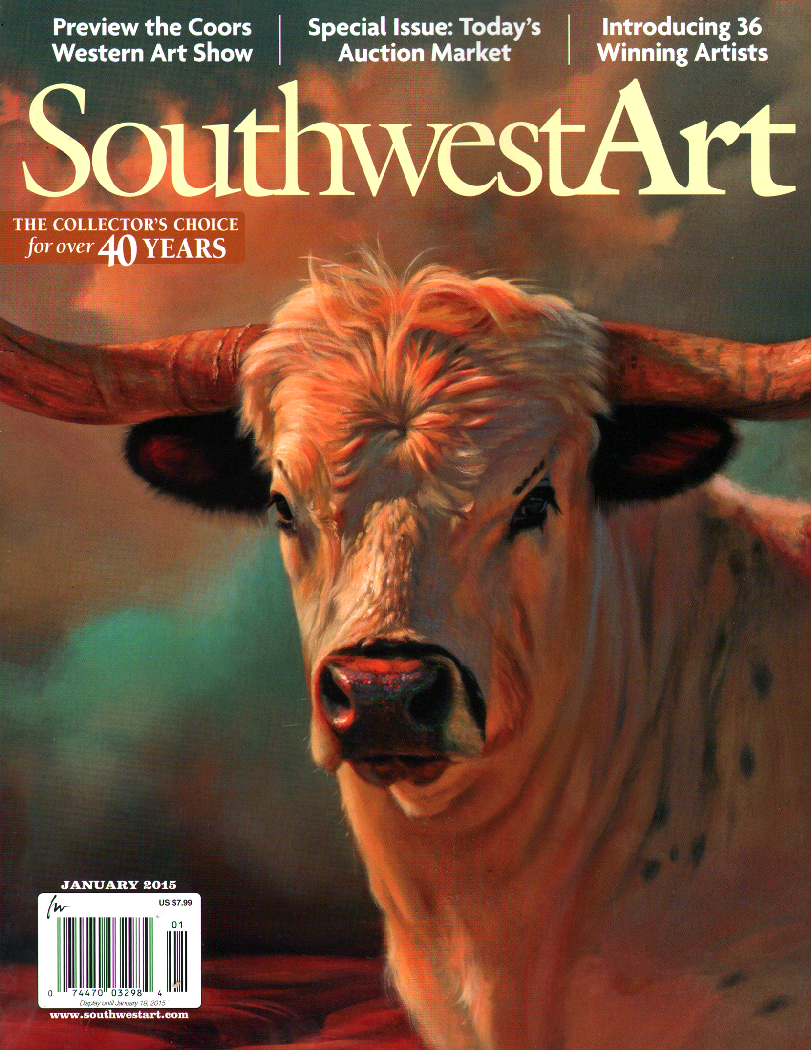 Southwest-Art January 01, 2015 Issue Cover