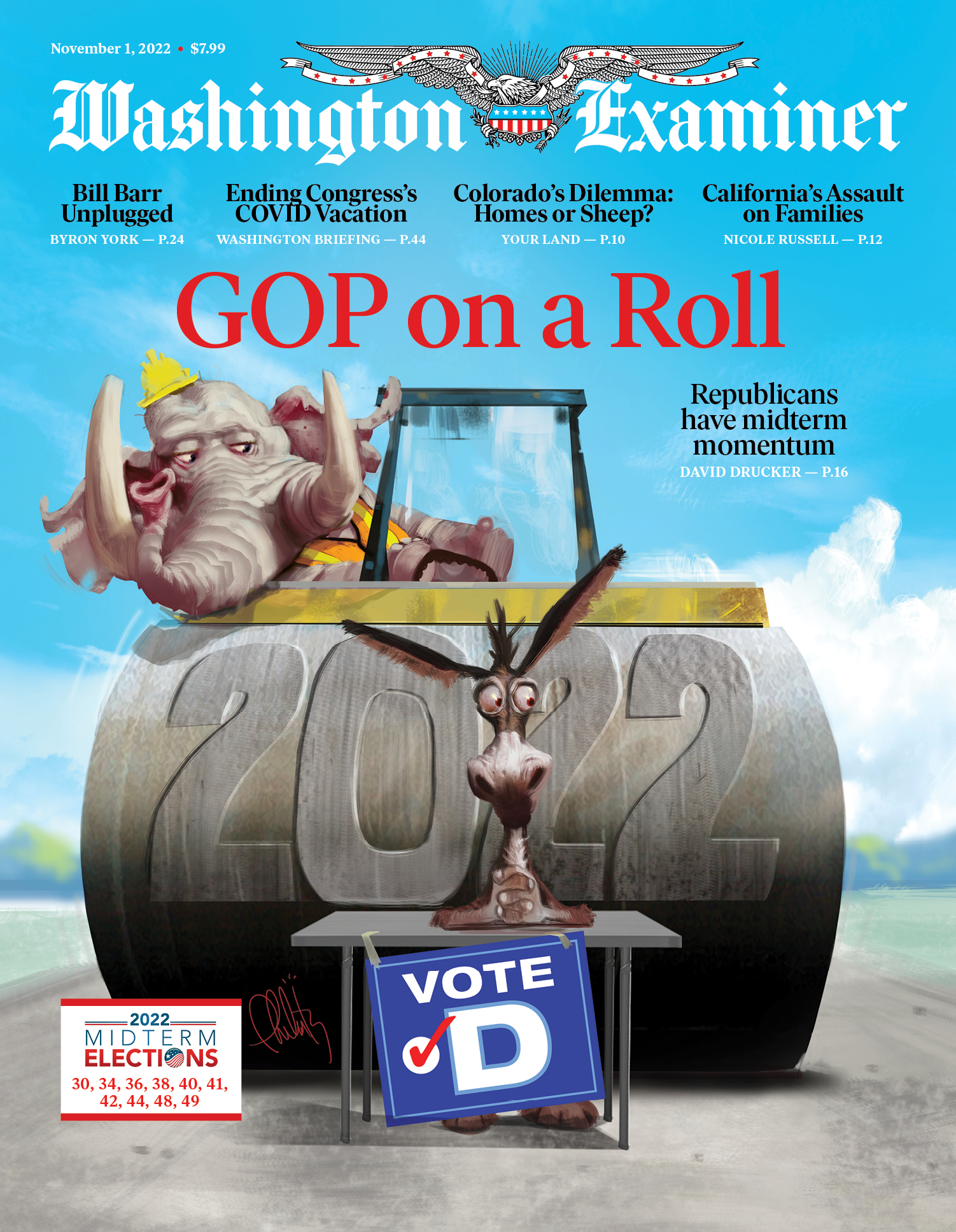 Washington-Examiner November 01, 2022 Issue Cover