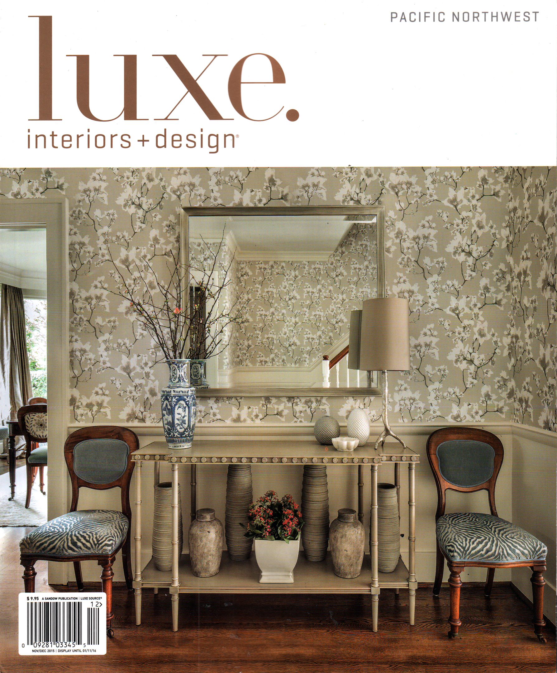 Luxe-Interiors-and-Design December 01, 2015 Issue Cover