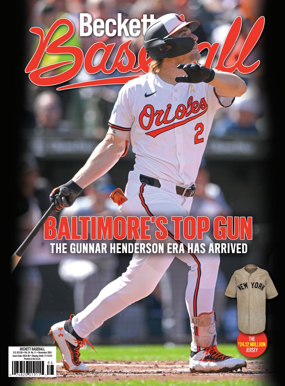 Beckett-Baseball November 01, 2024 Issue Cover