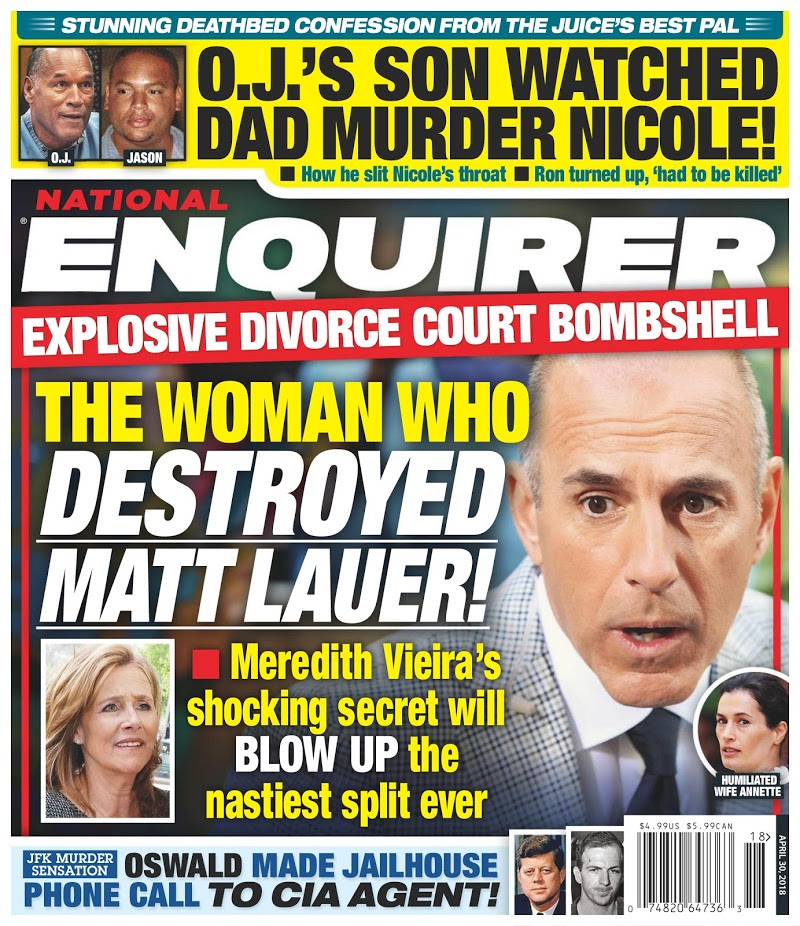 National-Enquirer April 30, 2018 Issue Cover