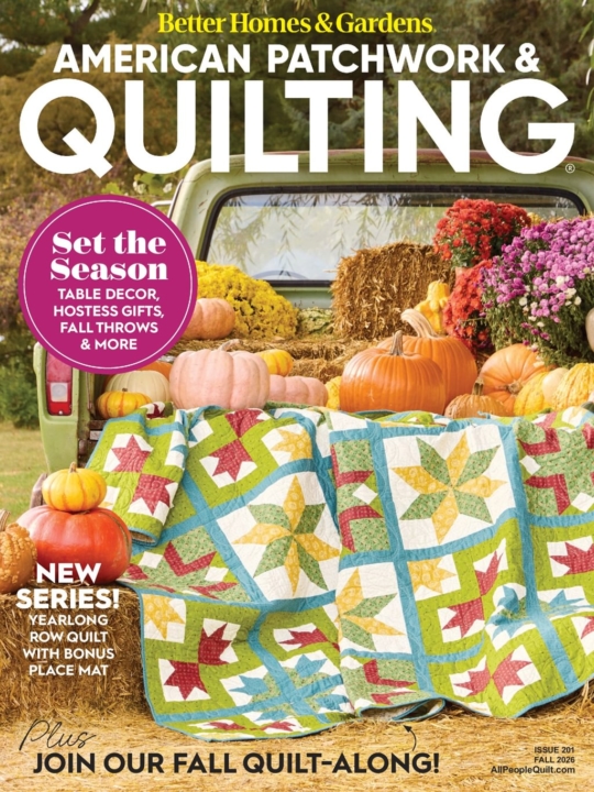 American Patchwork & Quilting September 01, 2026 Issue Cover