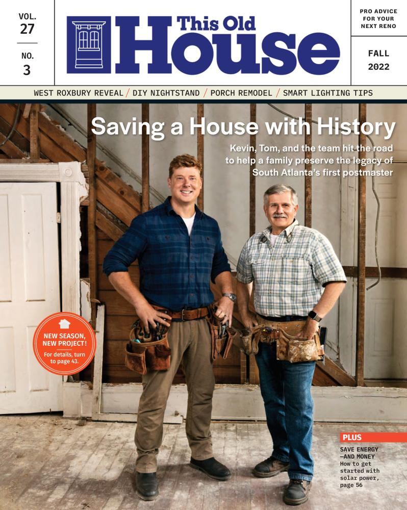 This-Old-House September 01, 2022 Issue Cover