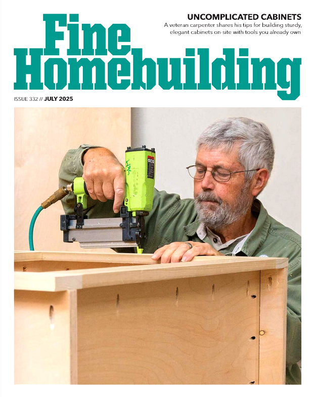 Fine-Homebuilding July 01, 2025 Issue Cover