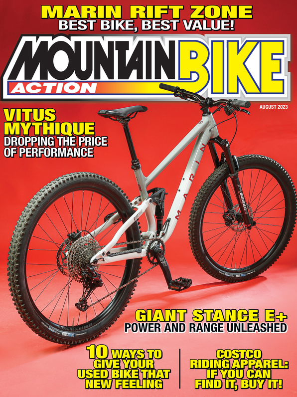 Mountain-Bike-Action August 01, 2023 Issue Cover
