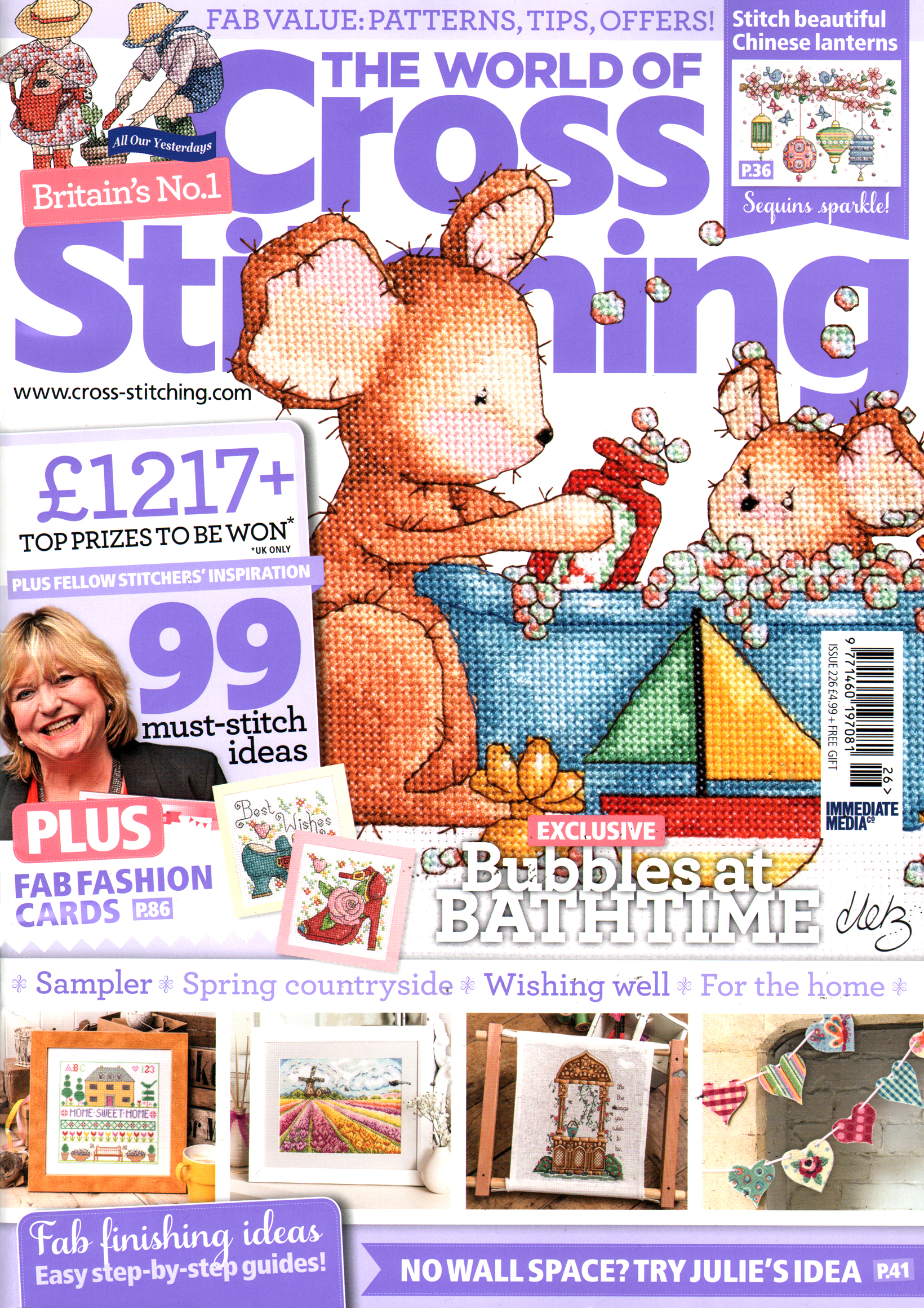 The-World-of-Cross-Stitching March 01, 2015 Issue Cover