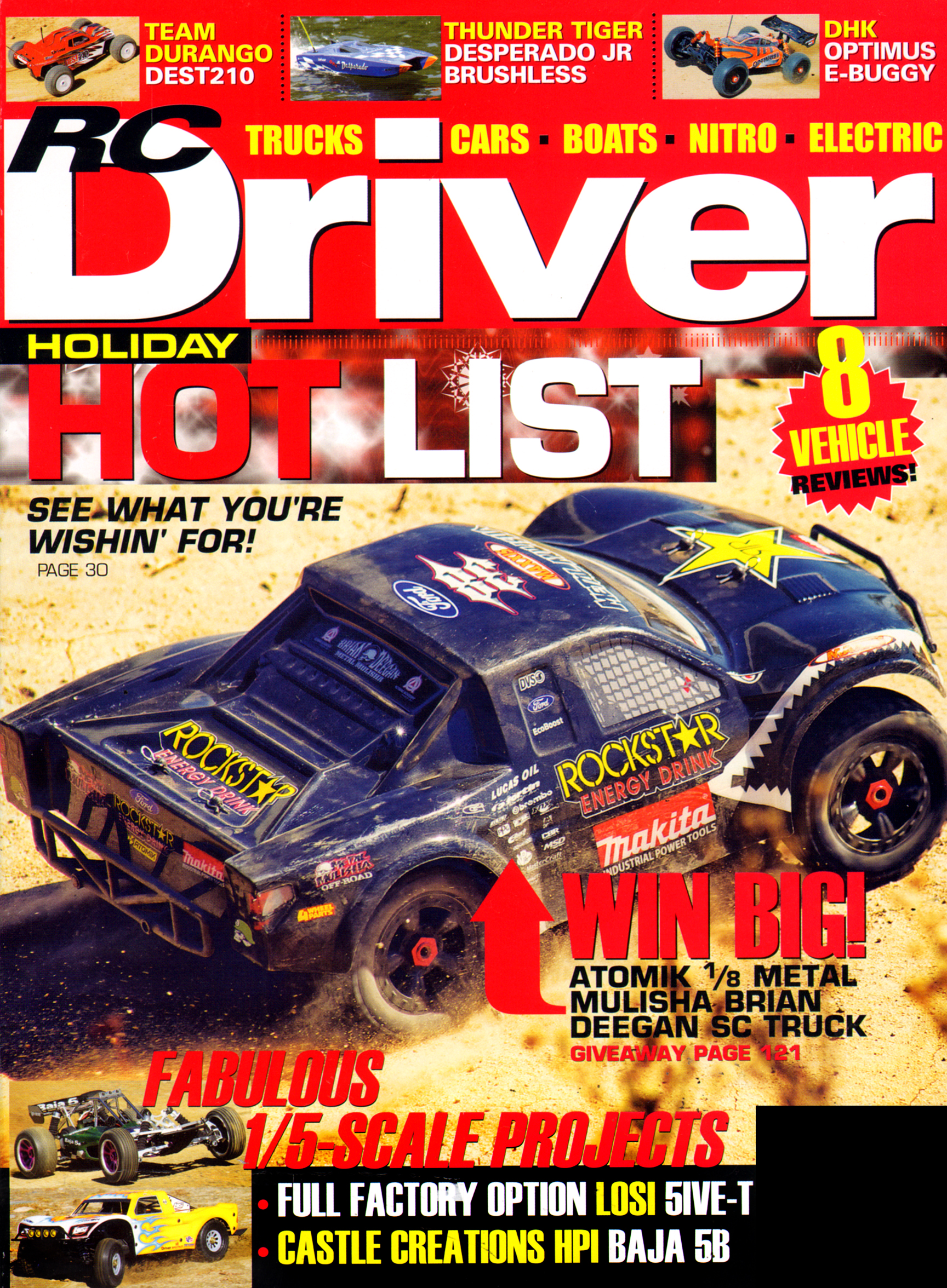 RC-Driver January 01, 2013 Issue Cover