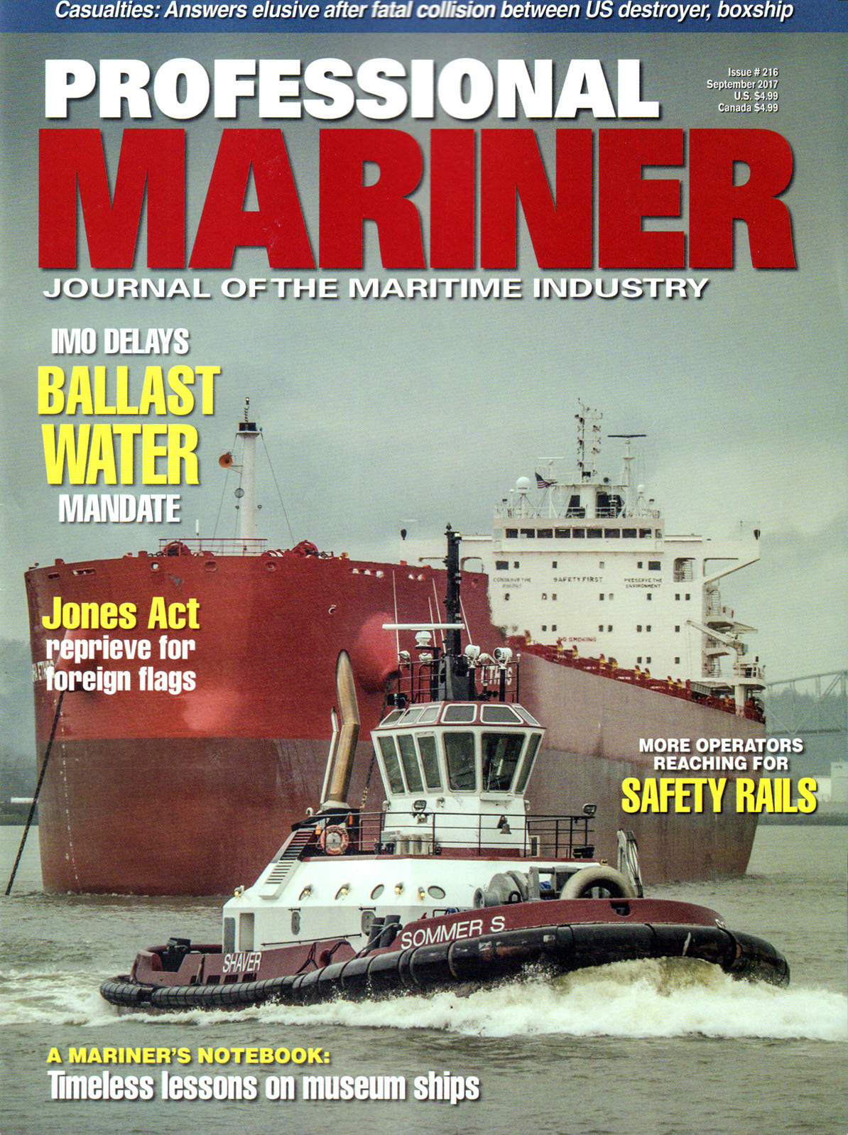 Professional-Mariner September 01, 2017 Issue Cover