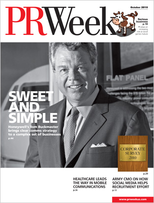 prweek October 01, 2010 Issue Cover