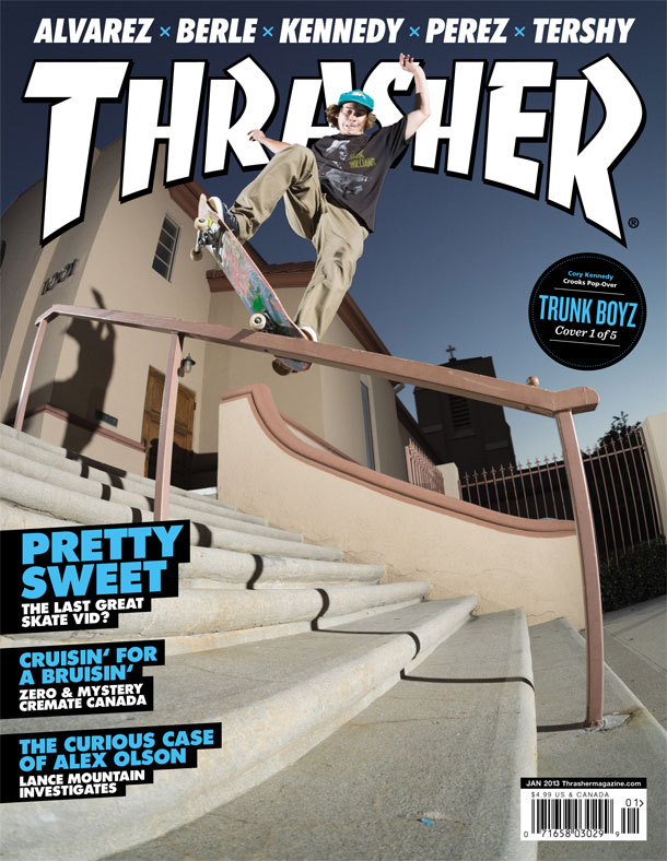 Thrasher January 01, 2013 Issue Cover