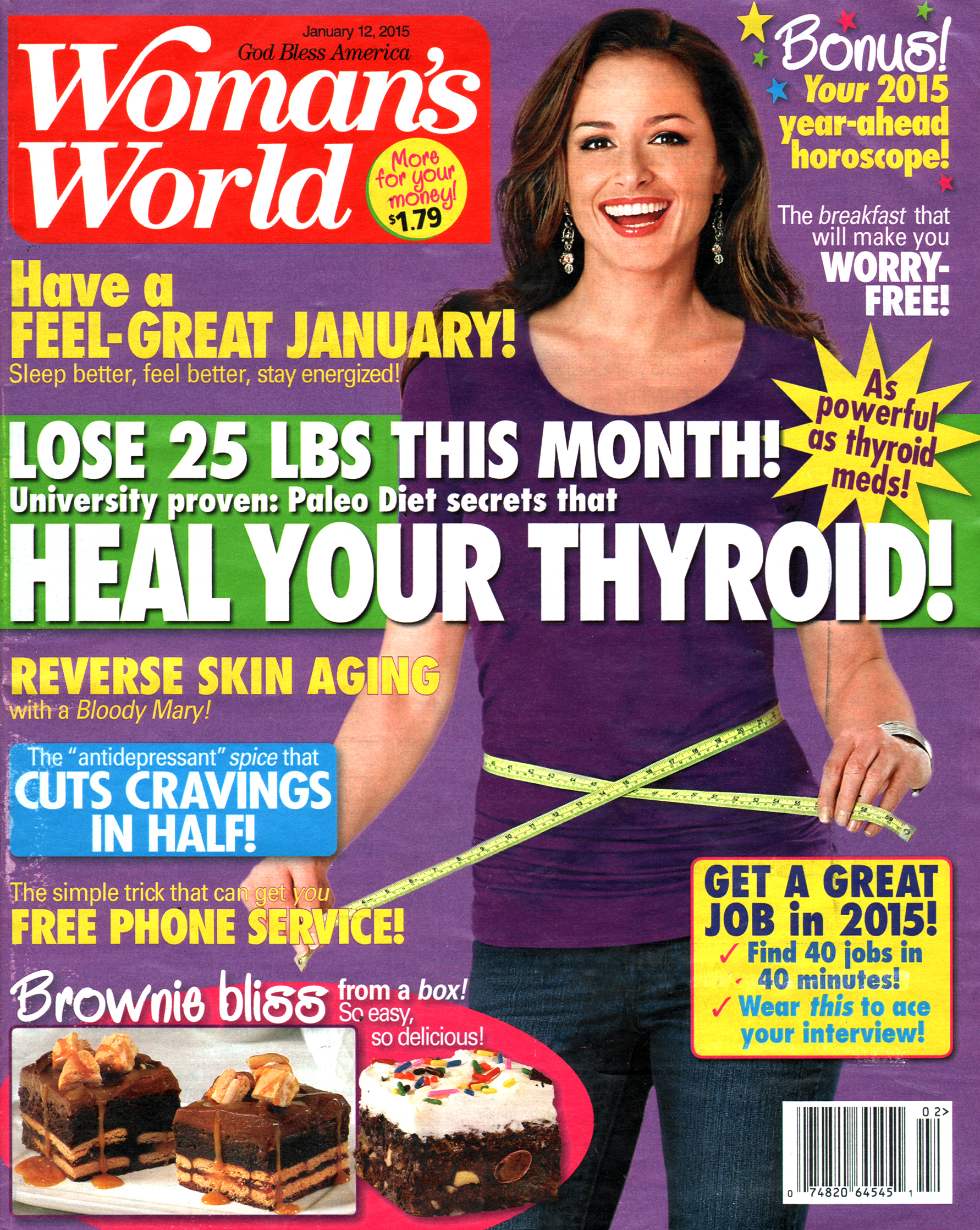 Womans-World January 12, 2015 Issue Cover