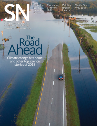 Science News December 22, 2018 Issue Cover