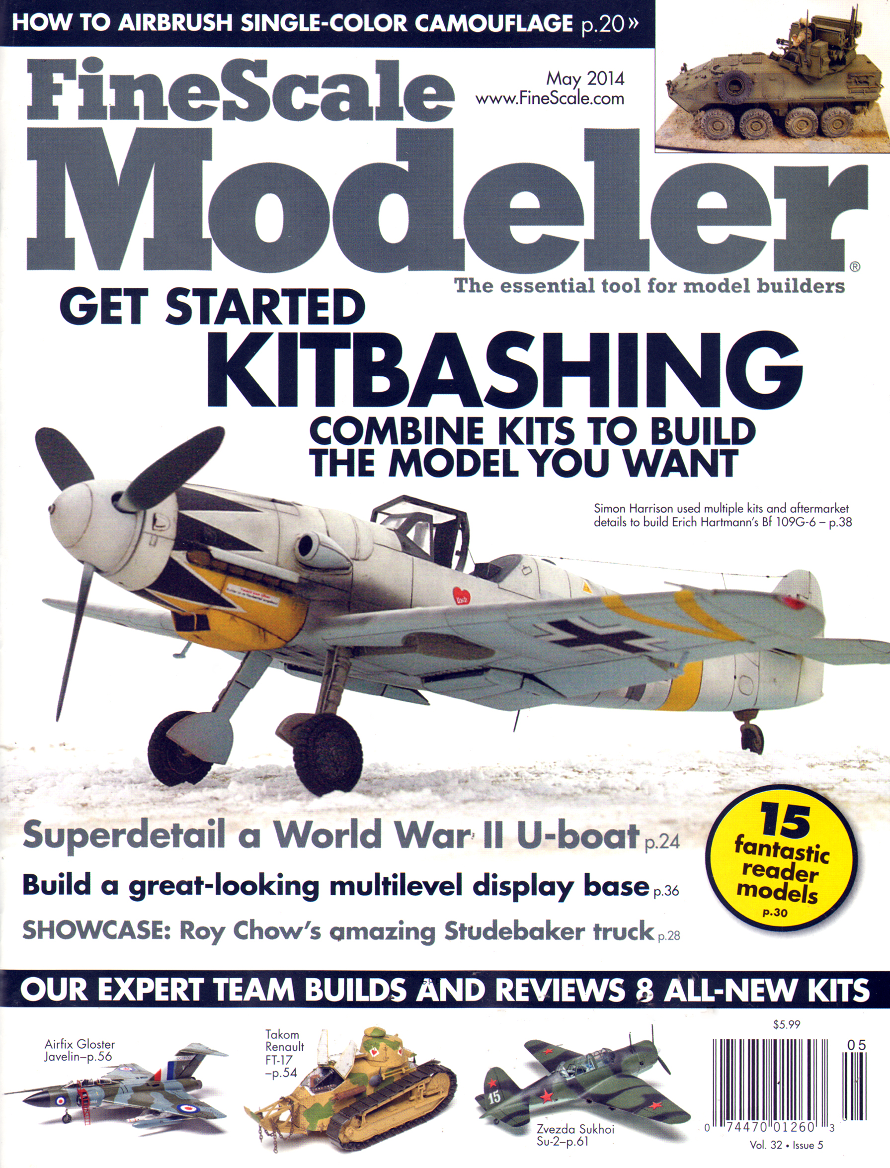 Finescale-Modeler May 01, 2014 Issue Cover