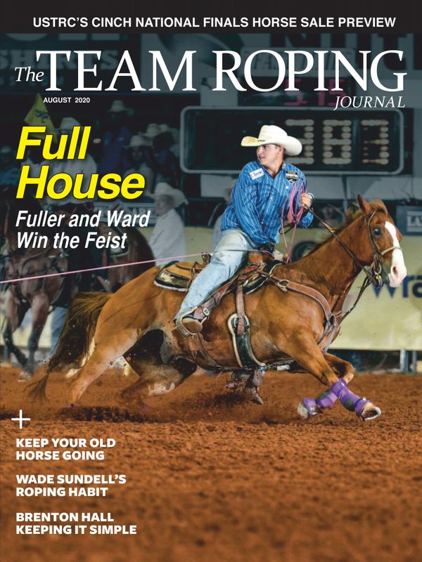 The-Team-Roping-Journal August 01, 2020 Issue Cover