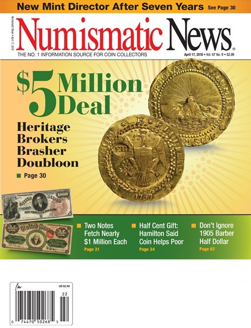 Numismatic-News April 17, 2018 Issue Cover