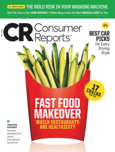 Consumer Reports May 01, 2020 Issue Cover