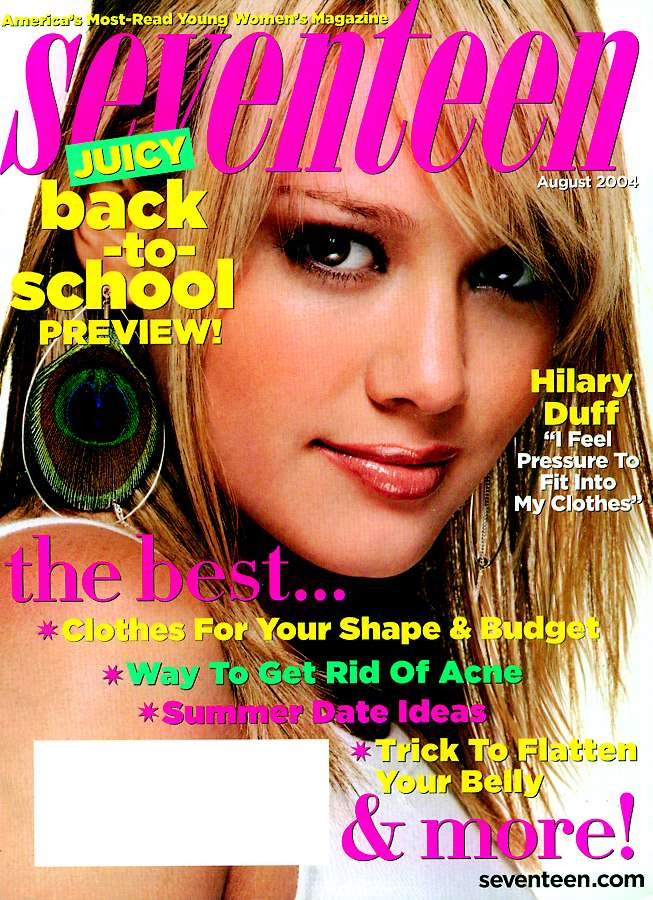Seventeen July 07, 2004 Issue Cover